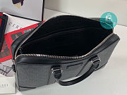 Gucci GG Supreme Black Briefcase 474135 size 36x28x7 cm - 5