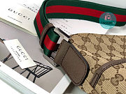 Gucci GG Canvas Medium Messenger Brown Bag 189751 Size 34x34x11cm - 5