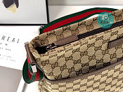 Gucci GG Canvas Medium Messenger Brown Bag 189751 Size 34x34x11cm - 4