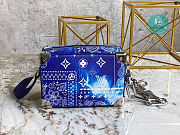 Louis Vuitton Mini Soft Trunk Blue M20557 Size 18.5x13.0x8.0 cm - 4