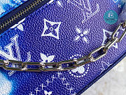Louis Vuitton Mini Soft Trunk Blue M20557 Size 18.5x13.0x8.0 cm - 2