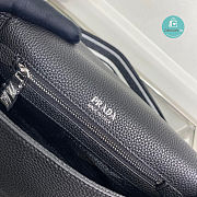 Prada Leather Shoulder Bag In Black 1BD314 23x15.5x9 cm - 4