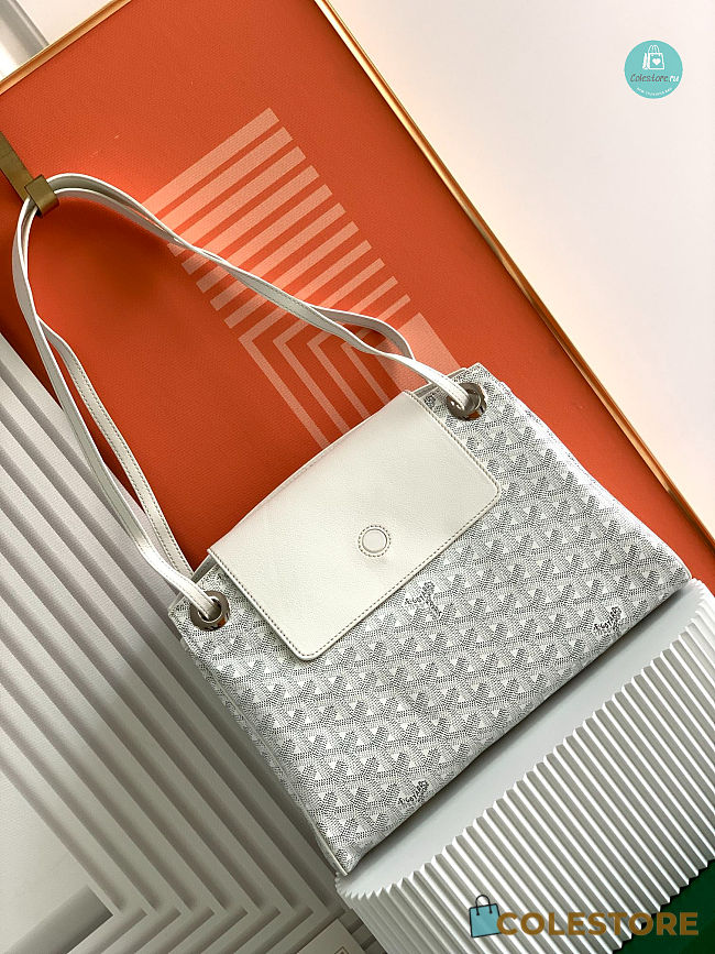 Goyard Rouette PM Bag Maison In White 30x24x14 cm - 1