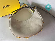 Fendi Fendigraphy Small FF Canvas Bag In Beige 29 x 24.5 x 10cm - 1