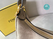 Fendi Fendigraphy Small FF Canvas Bag In Beige 29 x 24.5 x 10cm - 6