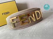 Fendi Fendigraphy Small FF Canvas Bag In Beige 29 x 24.5 x 10cm - 5