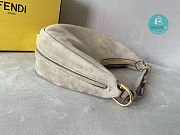 Fendi Fendigraphy Small FF Canvas Bag In Beige 29 x 24.5 x 10cm - 4