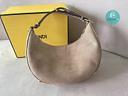 Fendi Fendigraphy Small FF Canvas Bag In Beige 29 x 24.5 x 10cm - 2