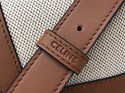 CELINE TRIOMPH IN BROWN 22X16.5X7 CM - 2