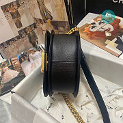 Chanel Small BOY CHANEL Messenger Bag Lambskin Black AS3350 19.5×15.5×7cm - 5