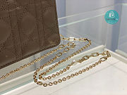 Lady Dior Chain Pouch Latte Cannage Lambskin 3105 size 19.5 x 12.5 x 5 cm - 3
