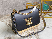 Louis Vuitton Twist MM Handbag In Black M57649 23 x 17 x 9 cm - 4