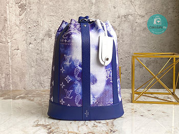 Louis Vuitton The Randonnée Messenger Bag In Blue M20562 20 x 27 x 12 cm