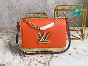 Louis Vuitton Twist MM Handbag In Orange M57648 23 x 17 x 9 cm - 1