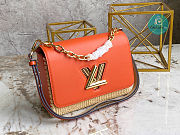 Louis Vuitton Twist MM Handbag In Orange M57648 23 x 17 x 9 cm - 5