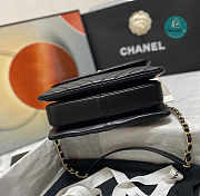 Chanel Trendy CC Chevron Flap Bag Gold-Tone Metal Black A92236 25cm  - 5