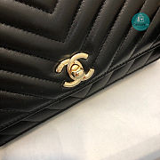 Chanel Chevron Trendy CC WOC In Black 80983 19x3x12 cm - 4