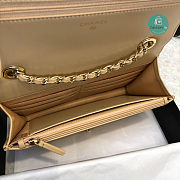 Chanel Chevron Trendy CC WOC In Beige 80983 19x3x12 cm - 3