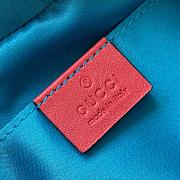 Gucci GG Marmont Small Shoulder In Red Velvet 447632 Size 24cm - 6