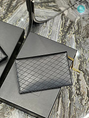 YSL Saint Laurent Gaby Double-flap Chain Pouch in Lambskin 685596 26×17cmx20cm - 2