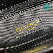 Chanel 22p Black Gold Handle Graft Caviar Cowhide In Black AS3335 30x18x10cm - 4