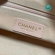 Chanel Pink Quilted Caviar Leather Mini Bowler Bag AS3034 25x14x9 cm - 2