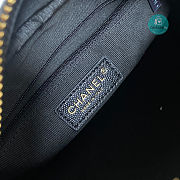 Chanel Black Quilted Caviar Leather Mini Bowler Bag AS3034 25x14x9 cm - 2