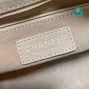 Chanel Yellow Quilted Caviar Leather Mini Bowler Bag AS3034 25x14x9 cm - 2