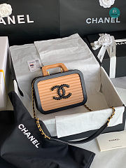 Authentic Chanel Beech Wood Vanity Case, Luxury, Bags & Wallets on Carousell