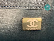 Chanel Flap Bag Lambskin Black AS3366 20x9x13.5 Cm - 6