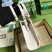 Gucci Marmont Matelassé Mini Bag In White Leather 16x19x7cm - 3
