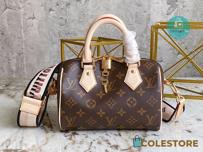 Louis Vuitton Speedy Bandouliere 20 In Black 20.5 x 13.5 x 12 cm - 1