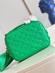 LV S-LOCK MESSENGER BAG GREEN 22x18x8 cm - 4