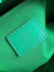 LV S-LOCK MESSENGER BAG GREEN 22x18x8 cm - 6