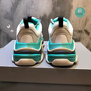 Balenciaga Triple S White Green Sneakers - 6