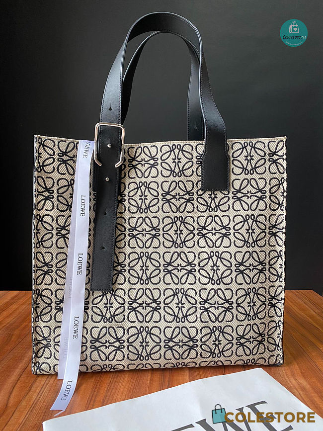 Buckle Anagram Tote Bag 36x33x17 cm - 1