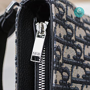 Dior Saddle Soft Bag Blac Oblique Jacquard 24x17x8 cm - 2