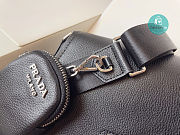 Colestore Prada Shoulder Bag In Grained Leather Black 24x17x9.5cm - 2