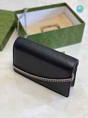 Gucci Small Dionysus Shoulder Bag In Black 18x10x5 cm - 6
