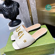 Gucci Leather Slide In White Leather - 2
