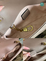 Gucci Marmont Matelasse Chevron Leather Mini Bag In Pink 18×11×5cm - 2