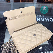 Chanel Wallet On Chain WOC Cream 19 x 12.5 cm - 6