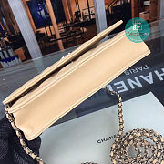 Chanel Wallet On Chain WOC Cream 19 x 12.5 cm - 3
