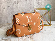 Louis Vuitton Pochette Metis In Beige 25x9x19 cm - 5