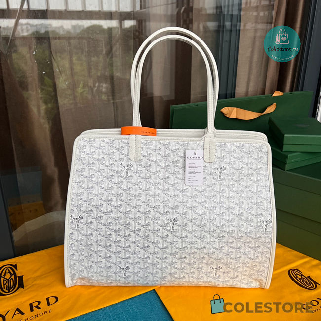 Goyard White Hardy PM bag at 1stDibs