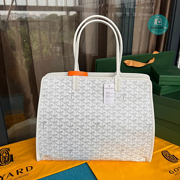 GOYARD Hardy PM Tote Bag Pouch White 40cm×17cm×31cm