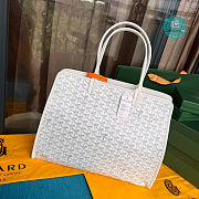 GOYARD Hardy PM Tote Bag Pouch White 40cm×17cm×31cm - 4