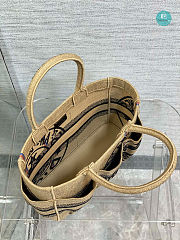 Dior Small Catherine Tote Bag In Beige 28x10x19cm - 3