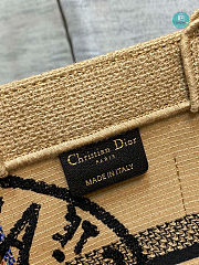 Dior Small Catherine Tote Bag In Beige 28x10x19cm - 5