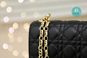 Large Dior Caro Bag Black Supple Cannage Calfskin 29x18x10 cm  - 5